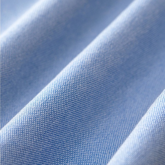 Blue V Neck Mermaid Ruffle Slip Midi Dress - Picture 3 of 4